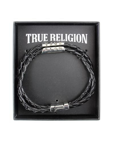 The "Ballet" True Religion Pleather Braided Bracelet is pictured here.