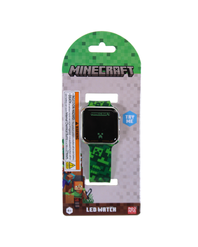 "Wonderland" “Minecraft” LED Rubber Strap Watch