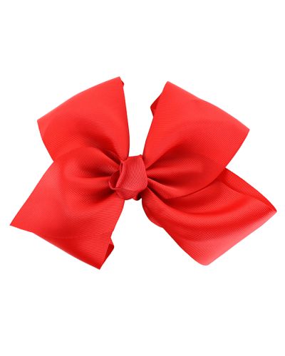 "Top & Top" Red Large Clip Bow