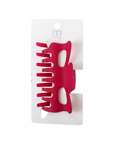 The fuschia "Odin" Large Basic Hair Claw Clip is pictured here.