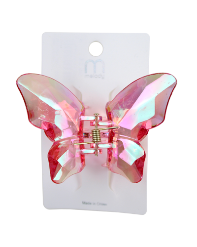 "Odin" Facet Cut Butterfly Iridescent Hair Claw 