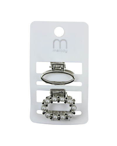 "Odin" Metal Mini Pearl Hair Clips