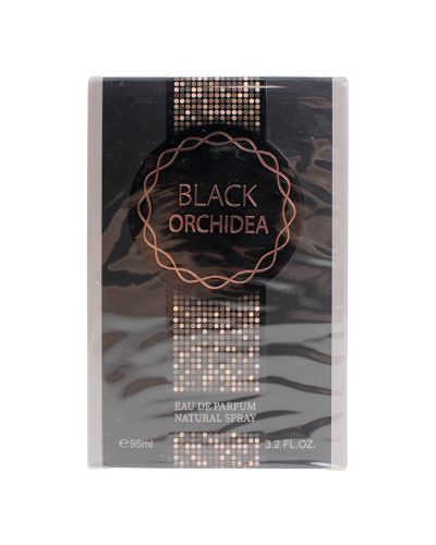 The "LA" Black Orchidea Eau de Parfum is pictured here.