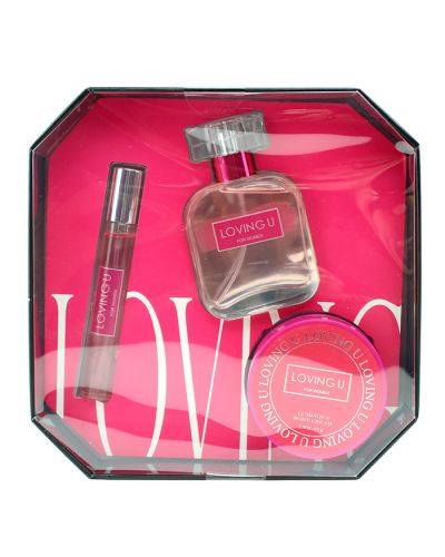 "U Scents" 3-Piece Ladies Fragrance Gift Set