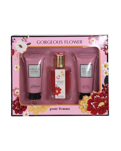 GORGEOUS FLOWER scented perfume, body lotion and shower gel
