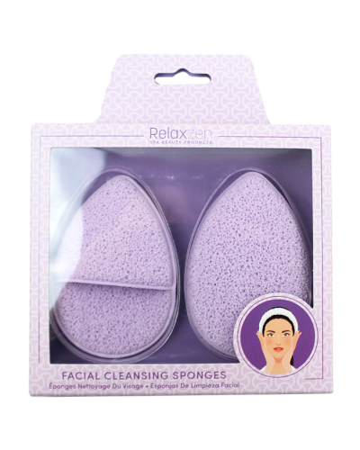 The "Metro" Purple Facial Cleansing Sponges are pictured here.