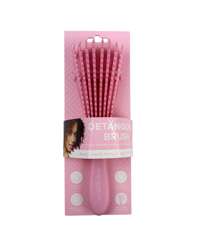 The pink "Metro" 1" Detangling Brush is pictured here.