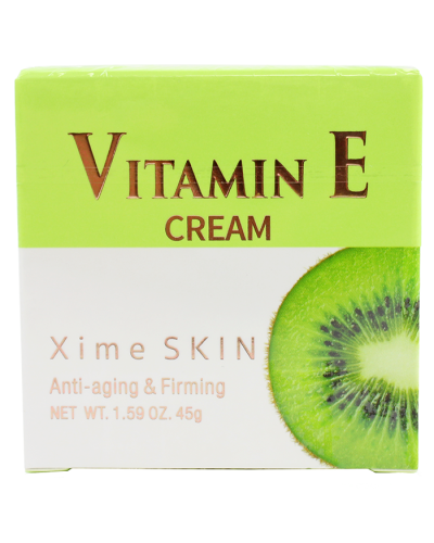 The "Xime" Vitamin E Cream is pictured here.