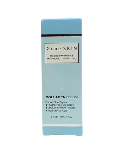 The "Xime" Collagen Serum is pictured here.