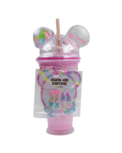 "HF" Sweet Hydration Gummy Bear Ears Stickers Cup