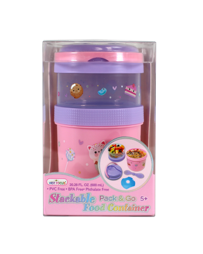 "HF" Stackable Pack & Go Food Container