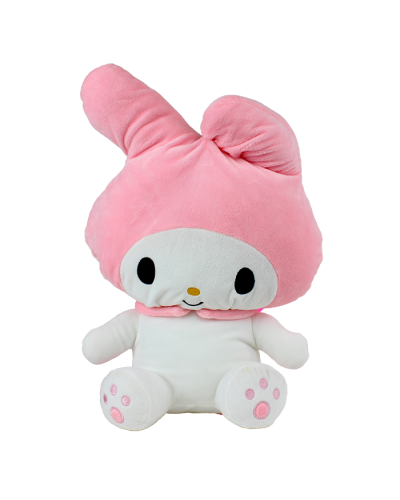 The "UPD" My Melody 14" Plush Backpack is pictured here.