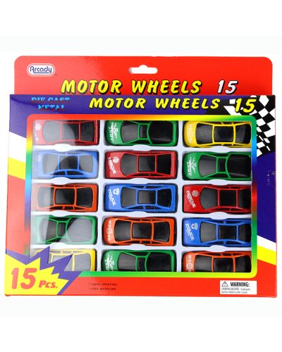 "Artoy" 15-Piece Toy Car Set