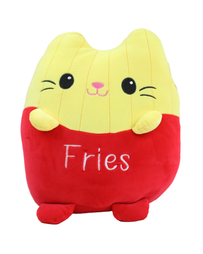 "Linzy" 15" Cat Fries Plushie