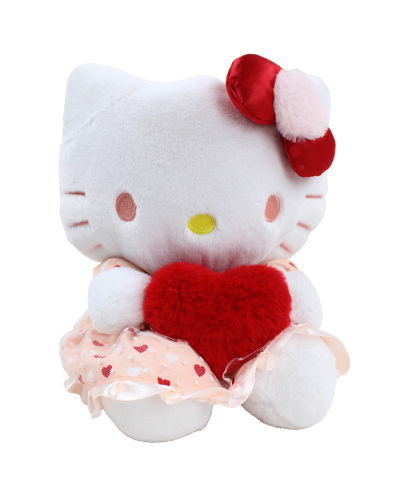 "Fiesta" Hello Kitty Dress Heart Plushie