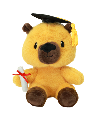 Cappybara Graduation Plushie Stuffed Animal