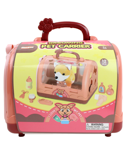 The dog "Okk" Pet Grooming Play Set is pictured here.