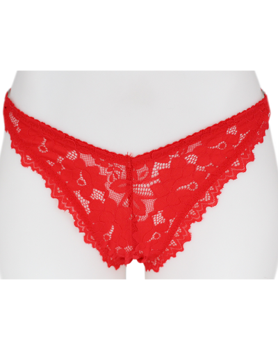 "SENSUAL" Cheeky Lace Panties with Metal ring