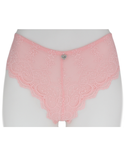 Cheeky Lace Trim Heart Charm Panties