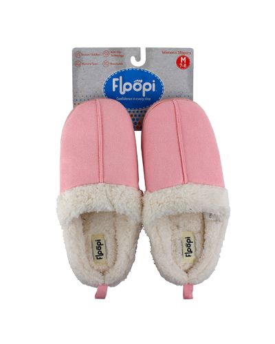 "ADIR" Floopi Ladies Faux-Suede Clog Slippers