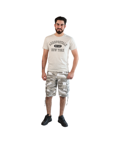 "Aero" Light Heather Grey Aeropostale NY-87 New York Tee