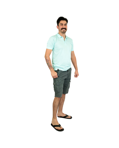 "Rhino" Three Button Cotton/Poly Blend Polo
