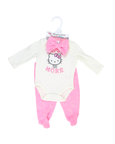 "HK" 0-9 Months Onesie Pants Accessory Set