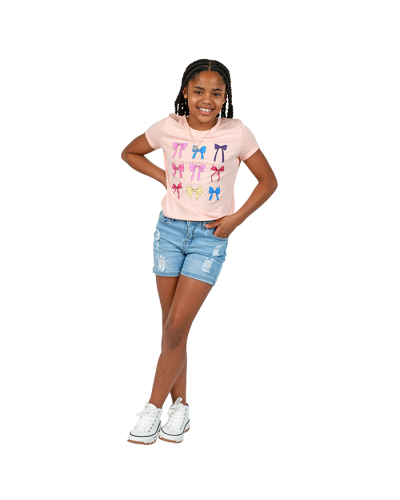 "V&R" Short Sleeve Bows Graphic Tee