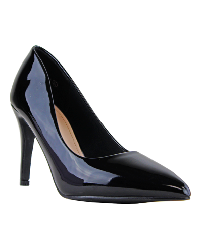 “Top Moda” 3” Patent Leather Stiletto Pump Heel