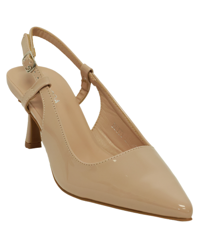 "Betty" Sling Back Low Heel 