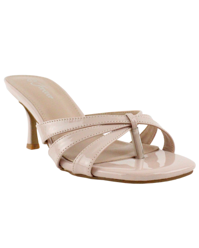 "Forever" 2 1/2" Stiletto 3-X Strap Heels