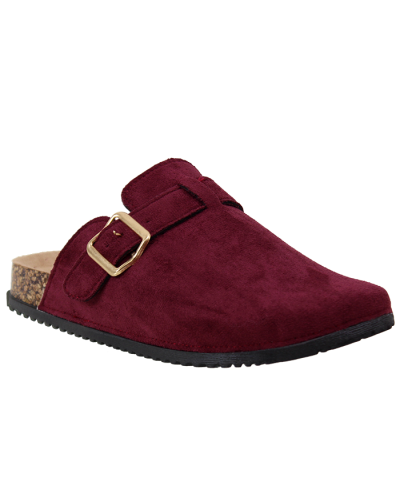 “Wild” Cork Footbed Suede Clogs