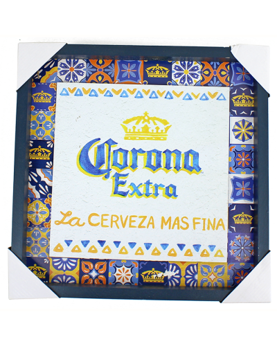 "Cag" Corona Extra Mosaic Print Wall Decor