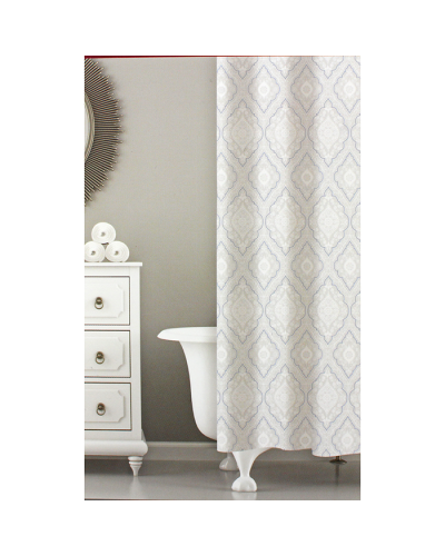 "Kennedy" Geometric Patterned Shower Curtain