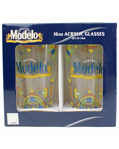 "WCW" Modelo 16oz Acrylic Glasses