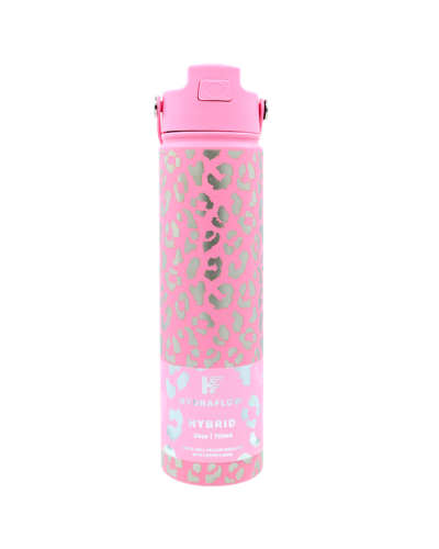 25 Ounce Stainless Insulated Cheetah Pattern Pink Tumbler