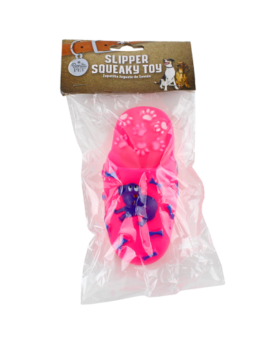 "Bonita Pet" Squeaky Slipper Dog Toy