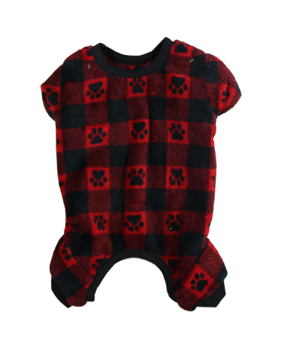 The "JNS" Paw Checkered PJs are pictured here.