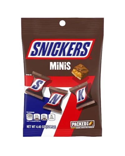 Snickers Minis Chocolate Candy Bars Bag