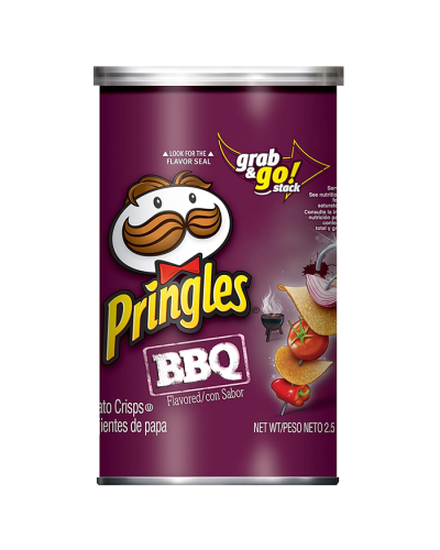 Pringles Grab & Go BBQ Crisps