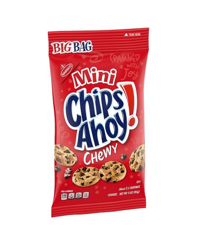 Chips Ahoy! Mini Chewy Chocolate Chip Cookies, Big Bag, 3 oz