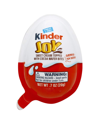 The Kinder Joy candy is pictured here.