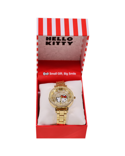 "ACCUTIME" Hello Kitty Gold Tone Watch with Face
