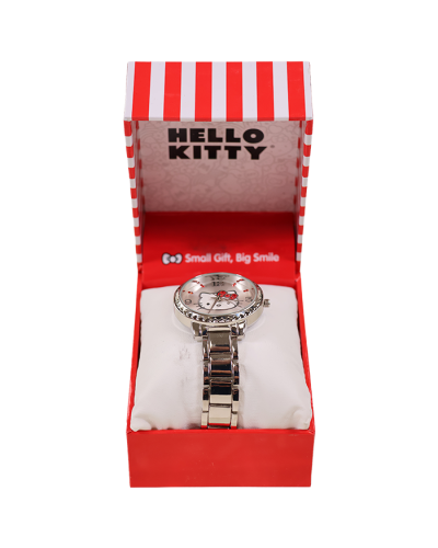 "ACCUTIME" Hello Kitty Silver Tone with Face Watch
