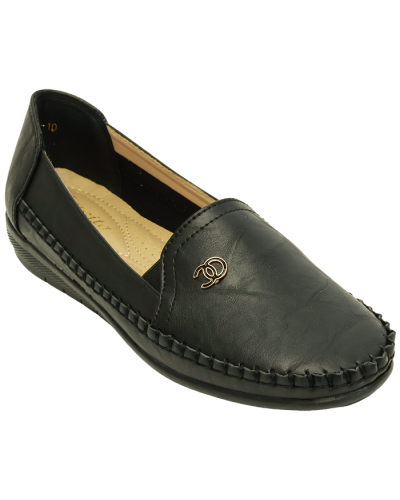 “LUCTIA” Comfort Loafer with OC Metal Decor