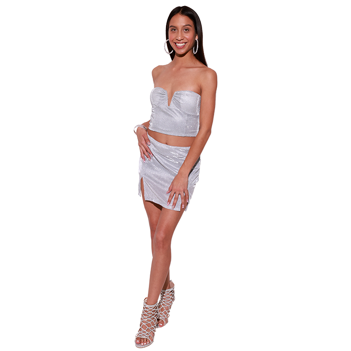 Rhinestone cage skirt shop