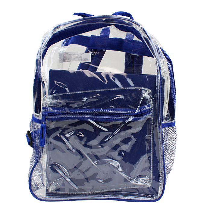 Clear plastic backpack near me on sale