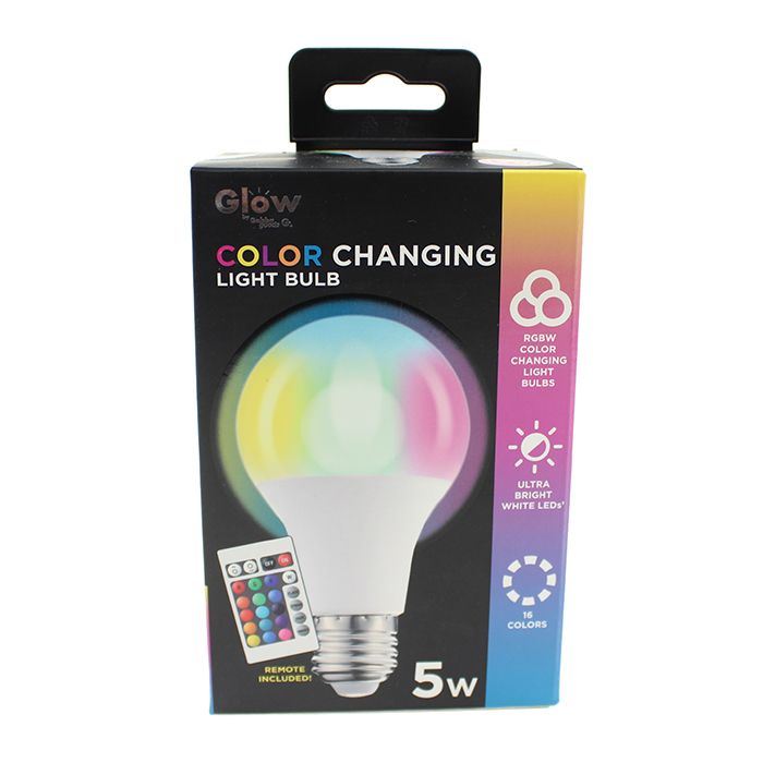 Historiker marxisme Napier Glow 5 watt 16 color changing Light Bulb with Wireless Remote