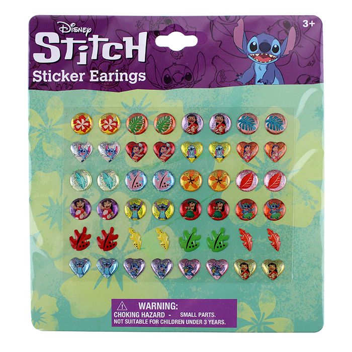 UPD 24-Pair Stitch Sticker Earrings