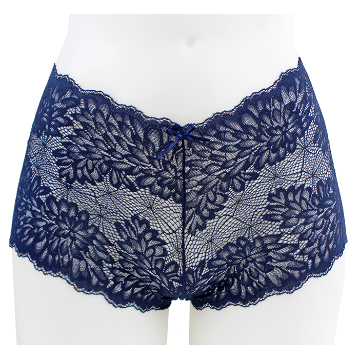 ◆GLOWNY◆ ALLURE LACE BOYSHORTS PINK BOUQUET GY25LWPT007PK ALLURE LACE BOYSHORTS (PINK BOUQUET) - GLOWNY